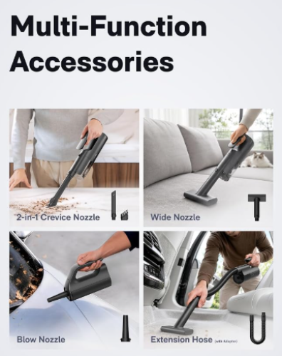 HOTO BlowVac Ηλεκτρική Σκούπα Χειρός & Φυσητήρας Αέρα